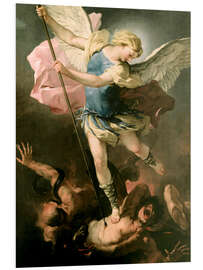 Foam board print Saint Michael the Archangel