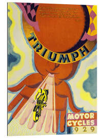 Gallery print Poster Advertising Triumph Motor Bikes