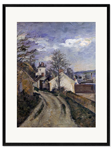 Innrammet kunsttrykk Doctor Gachet's House at Auvers