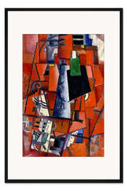 Gerahmter Kunstdruck Eine Frau am Klavier