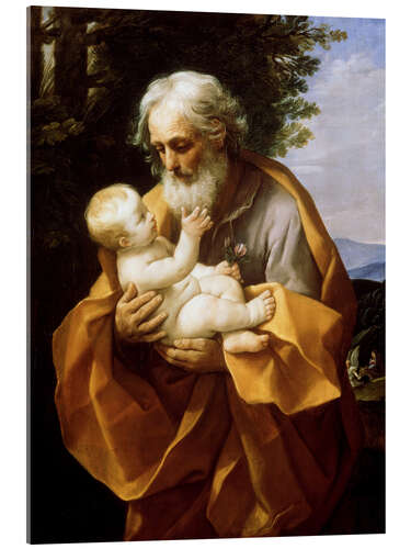 Akrylglastavla Saint Joseph with Infant Christ