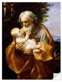 Naklejka na ścianę Saint Joseph with Infant Christ