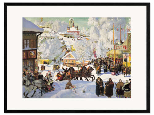 Framed art print Shrovetide, 1919