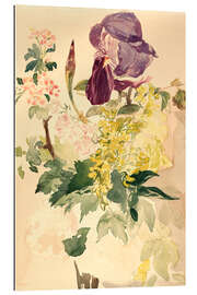 Gallery print Flower Piece with Iris, Laburnum, and Geranium