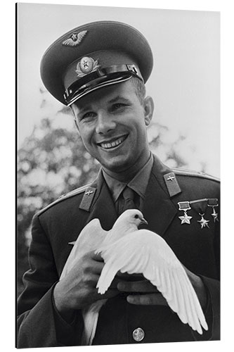 Alubild Juri Gagarin, Russischer Kosmonaut, 1964
