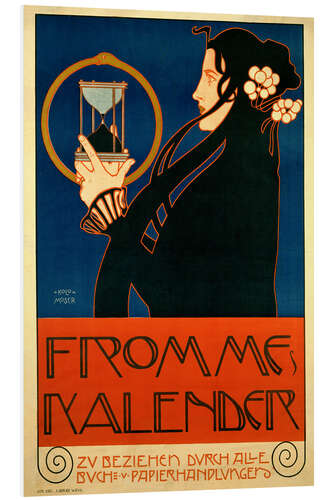 Foam board print Frommes Kalender, 1903