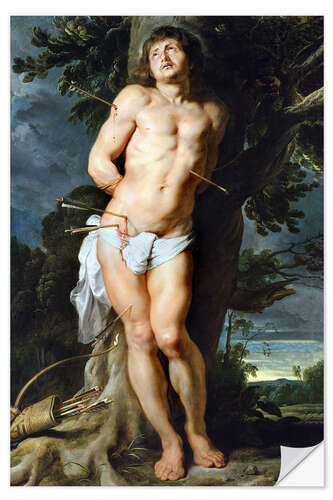 Muursticker Saint Sebastian, 1618