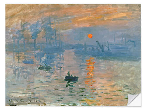 Wall sticker Impression, Sunrise, 1872