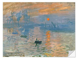 Wall sticker Impression, Sunrise, 1872