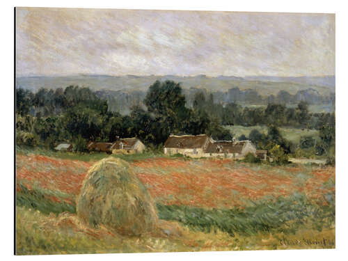 Aluminium print Haystack at Giverny, 1886