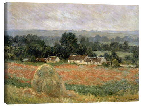 Leinwandbild Heuhaufen in Giverny, 1886