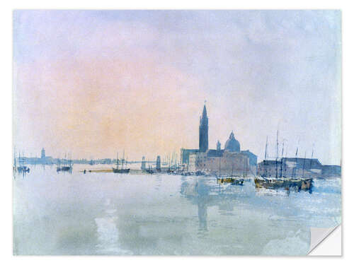 Wall sticker San Giorgio Maggiore from the Dogana, 1819