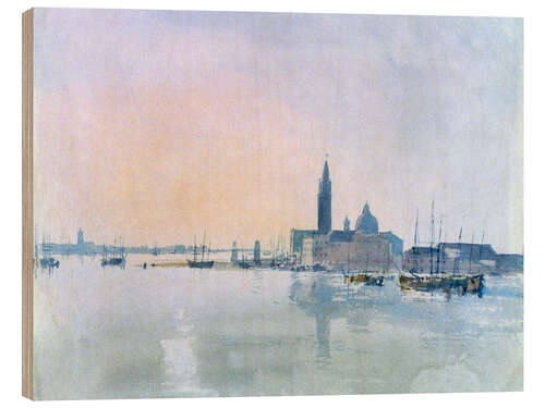 Quadro de madeira San Giorgio Maggiore from the Dogana, 1819