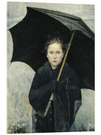 Tableau en verre acrylique The Umbrella, Maria Bashkirtseva, 1883