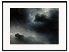 Gerahmter Kunstdruck Zorn der Elemente