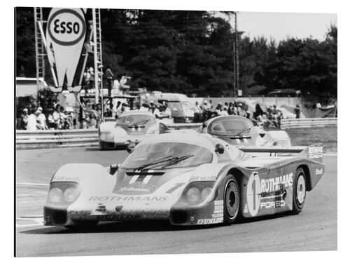 Aluminium print Porsche 956, 1982