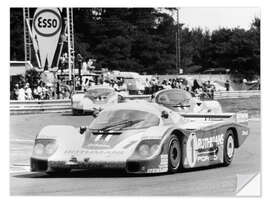 Selvklebende plakat Porsche 956, 1982