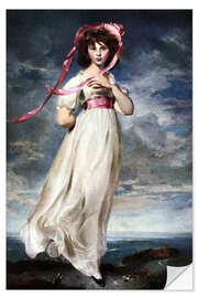 Selvklæbende plakat Sarah Barrett Moulin, "Pinkie", Thomas Lawrence