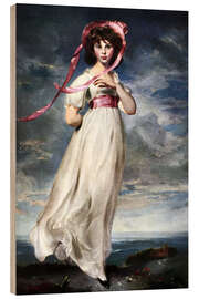 Wood print Sarah Barrett Moulin, &quot;Pinkie&quot;, Thomas Lawrence