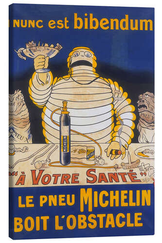 Lienzo Michelin - Nunc Est Bibendum