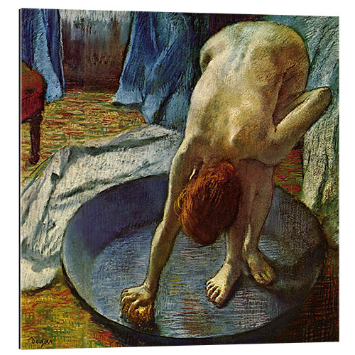 Tableau en plexi-alu Woman in a Tub, 1886