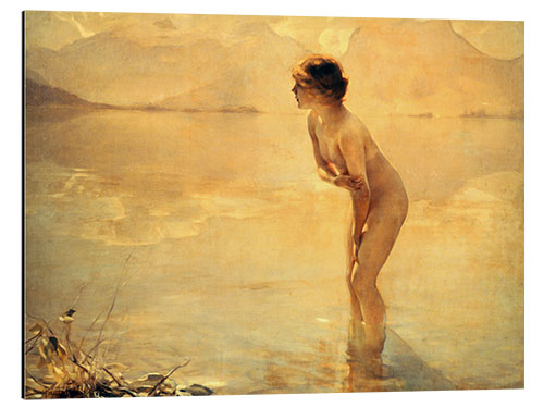 Aluminium print September Morn, Paul Chabas, 1912