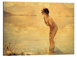 Quadro em alumínio September Morn, Paul Chabas, 1912