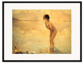Gerahmter Kunstdruck Septembermorgen, Paul Chabas, 1912