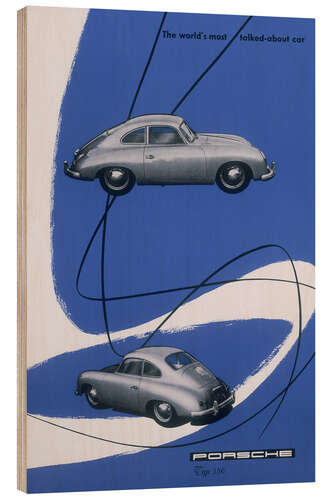 Puutaulu Porsche 356, 1955