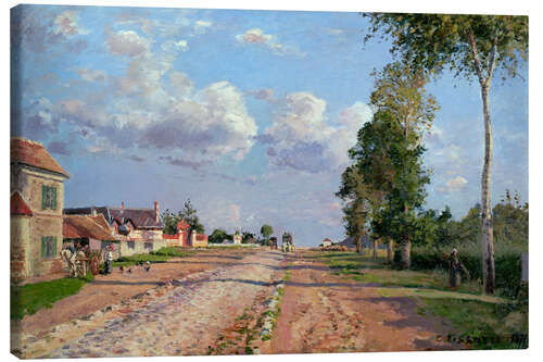 Leinwandbild Route de Versailles, Rocquencourt, 1871