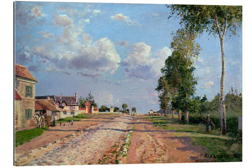 Tableau en plexi-alu Route de Versailles, Rocquencourt, 1871