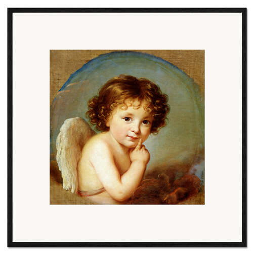 Impression artistique encadrée Cupid