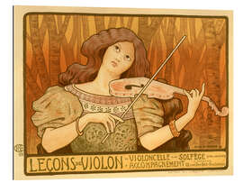 Galleritryk Leçons de Violon, 1898