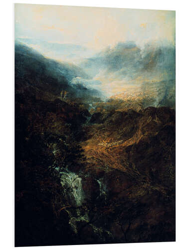 Hartschaumbild Morgen in den Coniston Fells, Cumberland, 1798