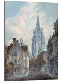 Magnettafel Oxford, St. Mary und Oriel Lane, 1792