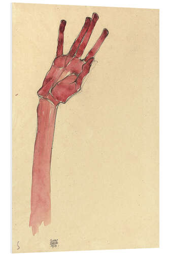 PVC print Raised Red Hand, 1910