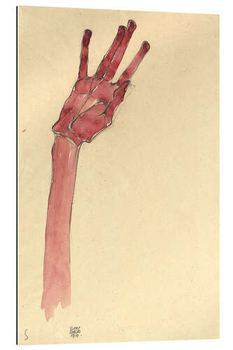 Gallery print Raised Red Hand, 1910