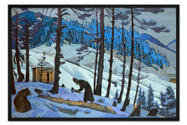 Gerahmter Kunstdruck Der Heilige Sergius der Baumeister, 1925