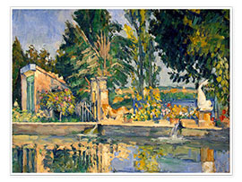 Obra artística  Jas de Bouffan, the Pool, 1876 - Paul Cézanne