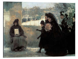 Cuadro de aluminio All Saints' Day, Emile Friant, 1888