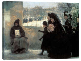 Canvas print All Saints' Day, Emile Friant, 1888