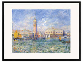 Gerahmter Kunstdruck Der Dogenpalast, Venedig, 1881