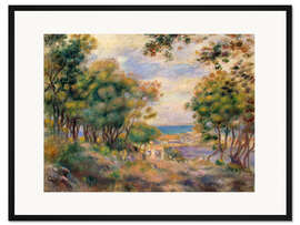 Gerahmter Kunstdruck Landschaft in Beaulieu, 1899