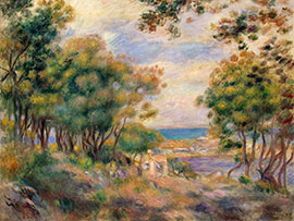 Magnettafel Landschaft in Beaulieu, 1899
