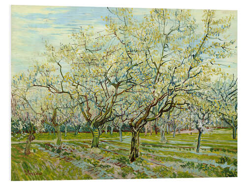 Foam board print The White Orchard, 1888