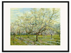 Gerahmter Kunstdruck Der Weiße Obstgarten, 1888