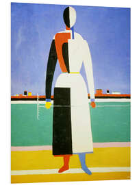 Tableau en PVC Woman with a Rake, 1932