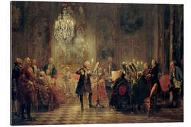 Gallery print Flute Concert with Frederick the Great, Adolph Friedrich Menzel