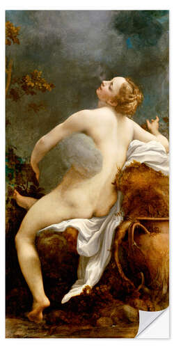 Selvklæbende plakat Jupiter and Io, Antonio da Correggio