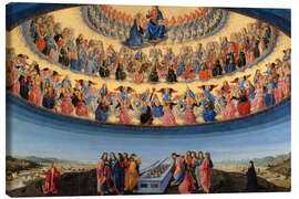 Leinwandbild Die Himmelfahrt der Jungfrau Maria, Francesco Botticini